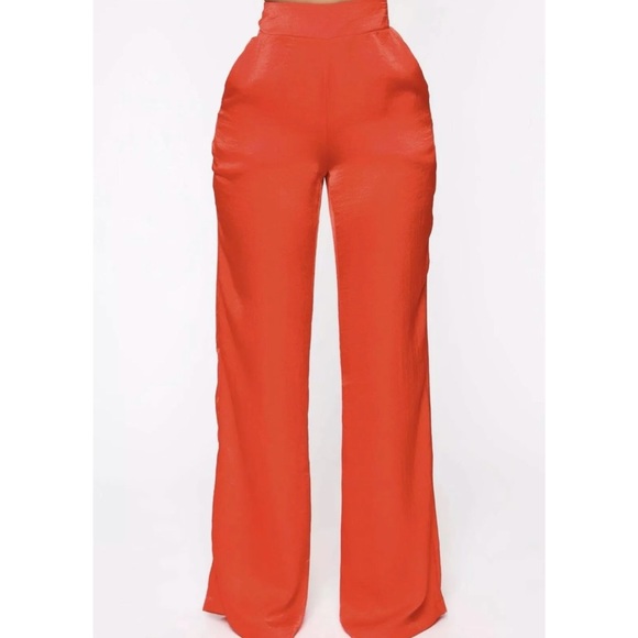 new red high waist pants size S - Picture 1 of 1